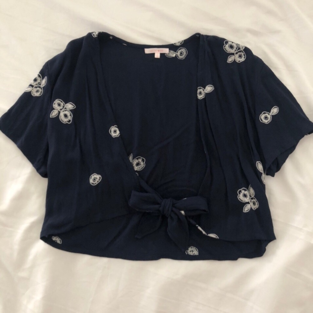 Lottie Moss Tie Top
